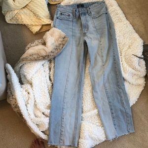 High rise jeans